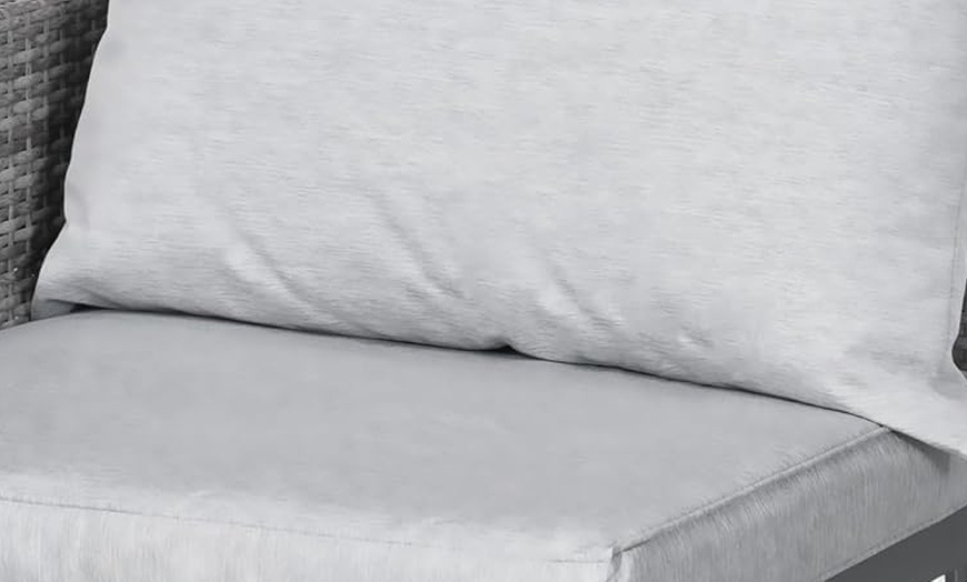 Image 15: Three-Piece Outsunny Rattan-Effect Bistro Set