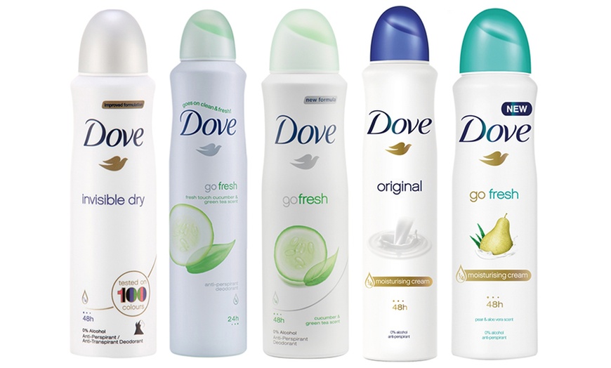 Dove Antiperspirant Deodorant Spray Six Pack Groupon 4270