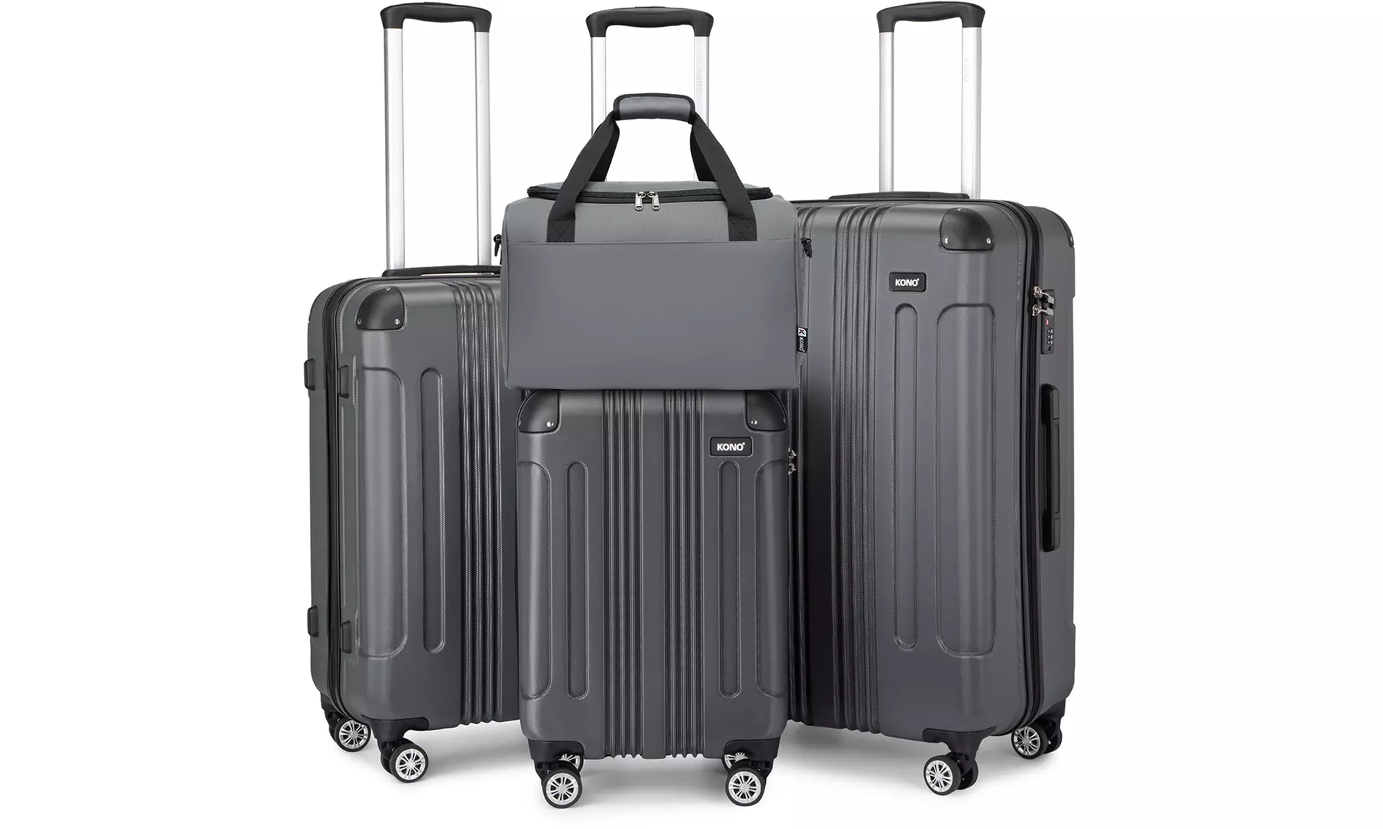 1x oder 3x KONO Reisekoffer inklusive Reisetasche