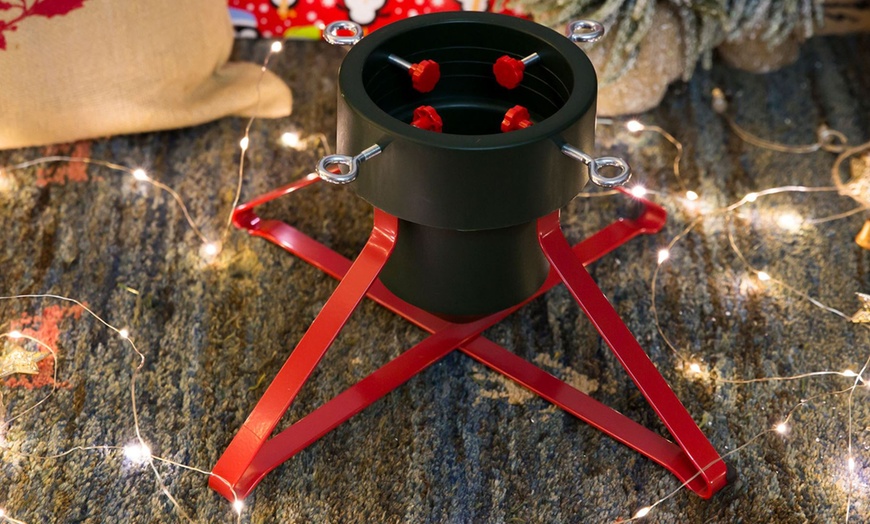 Image 6: Harbour Housewares Christmas Tree Stand