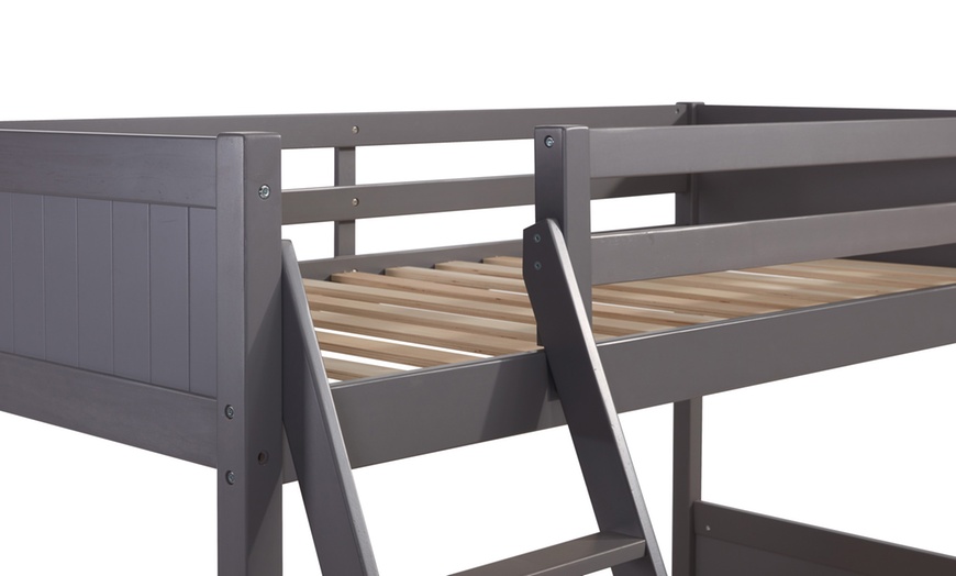 Image 2: Triple Bunk Bed Frame