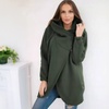 Image 3: Women’s Casual Hooded Fleece-lined Solid Color Sweatshirt Jacket
