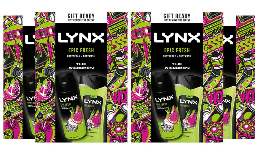 Image 4: Lynx Epic Fresh The Wingmen Body Spray and Wash Duo Gift Set for Him