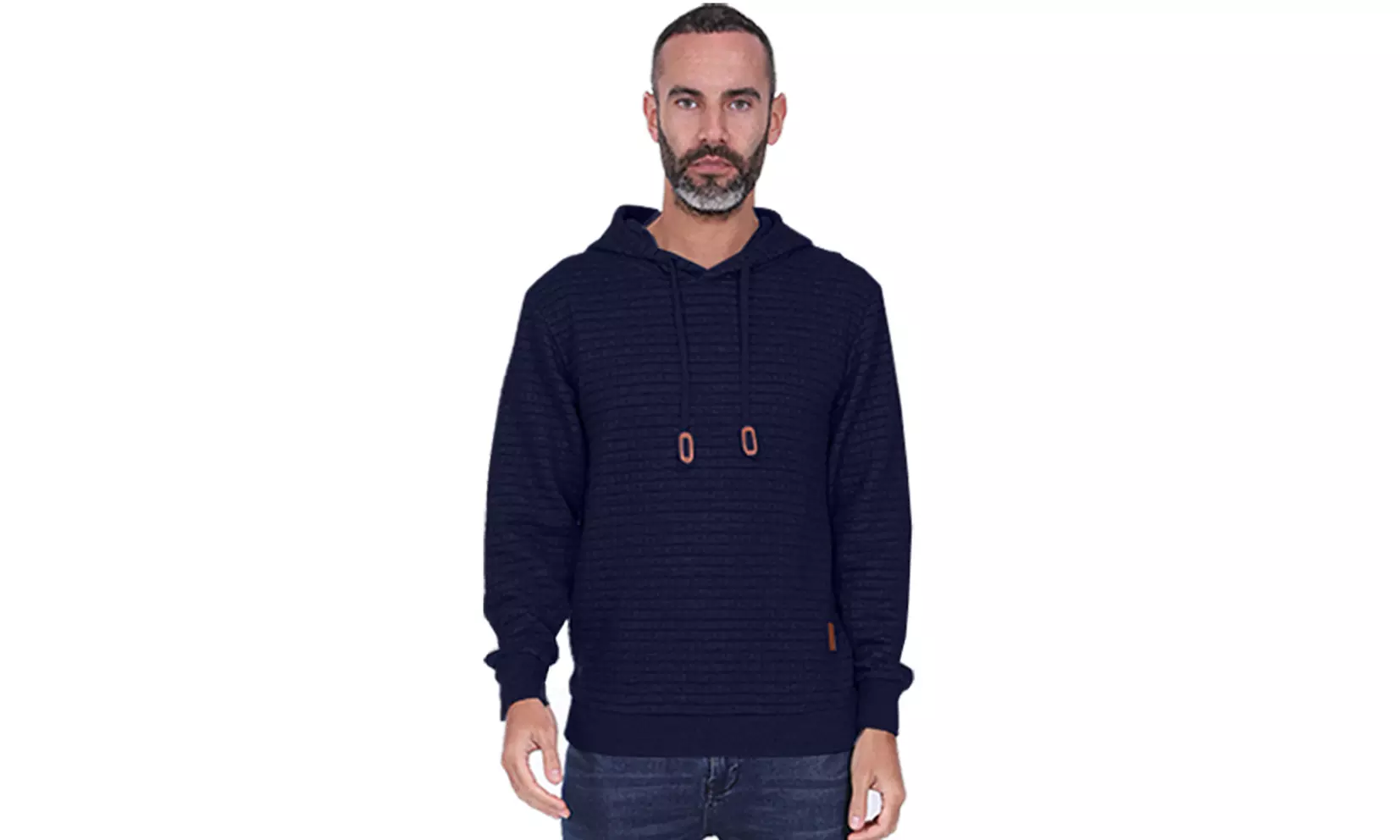 Blu Apparel Nathan Textured Hoodie