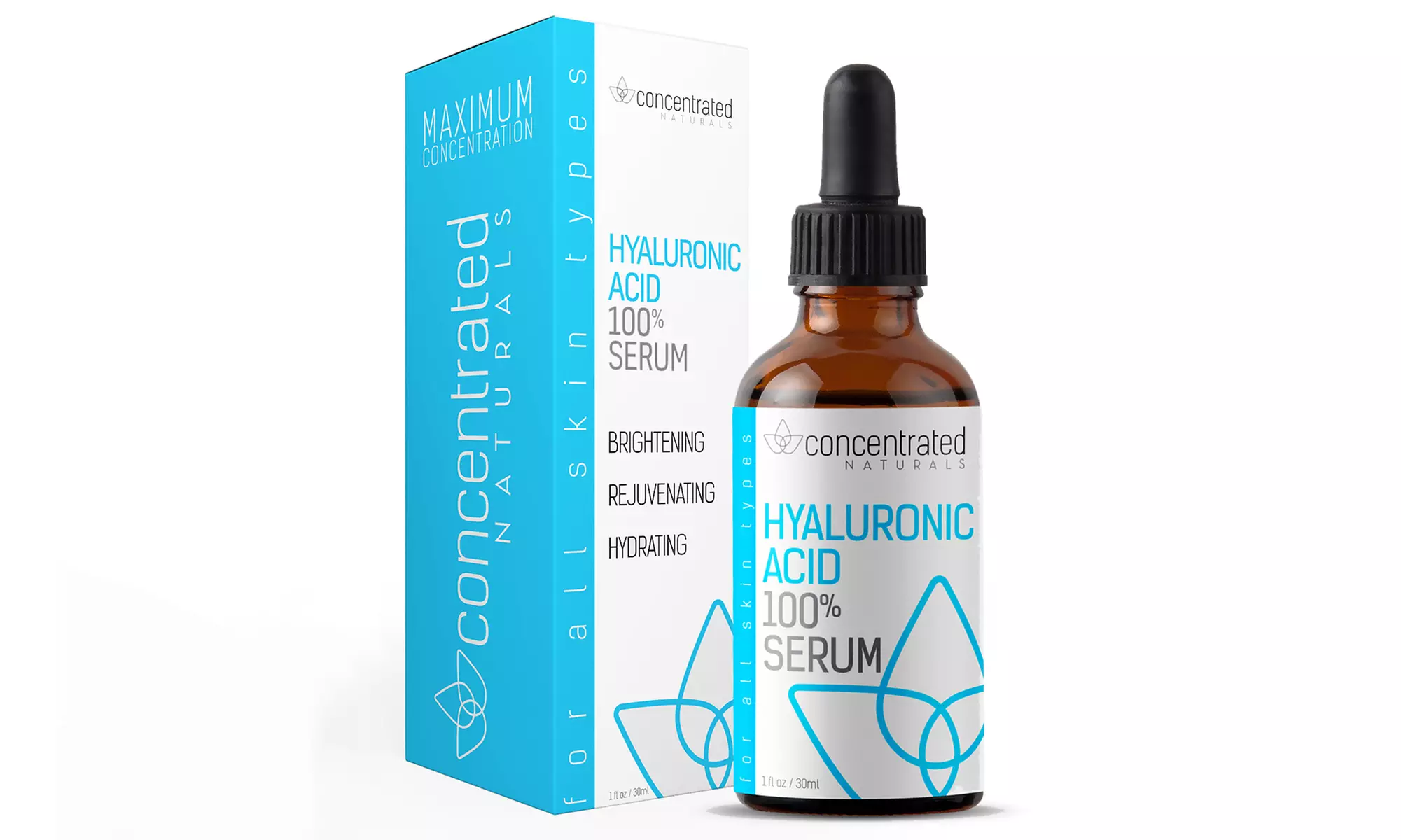 Concentrated Naturals Hyaluronic Acid Serum; 1 Fl. Oz. (1- or 2-Pack) - Second Medium
