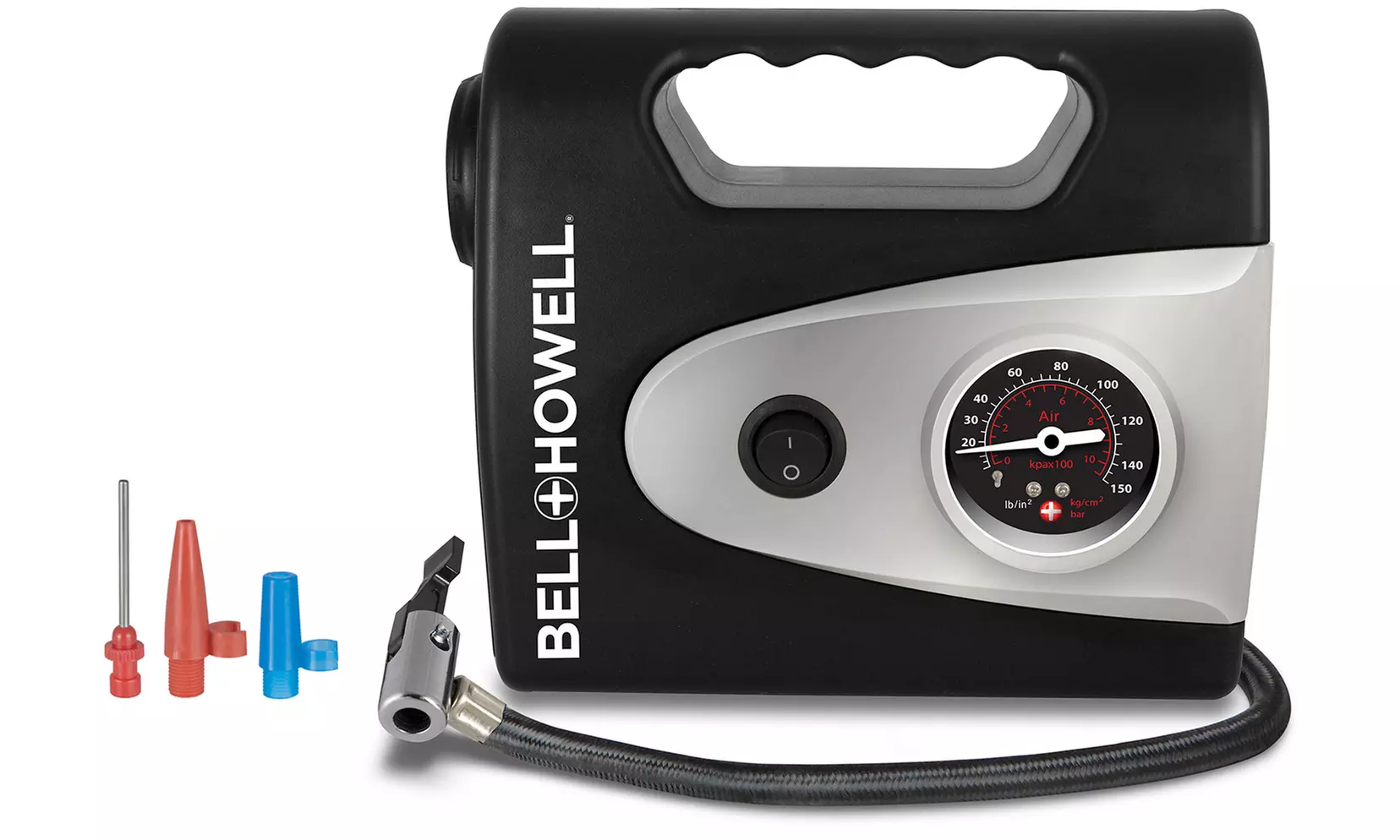 Bell + Howell Portable Air Compressor with LED Light - Primary Image