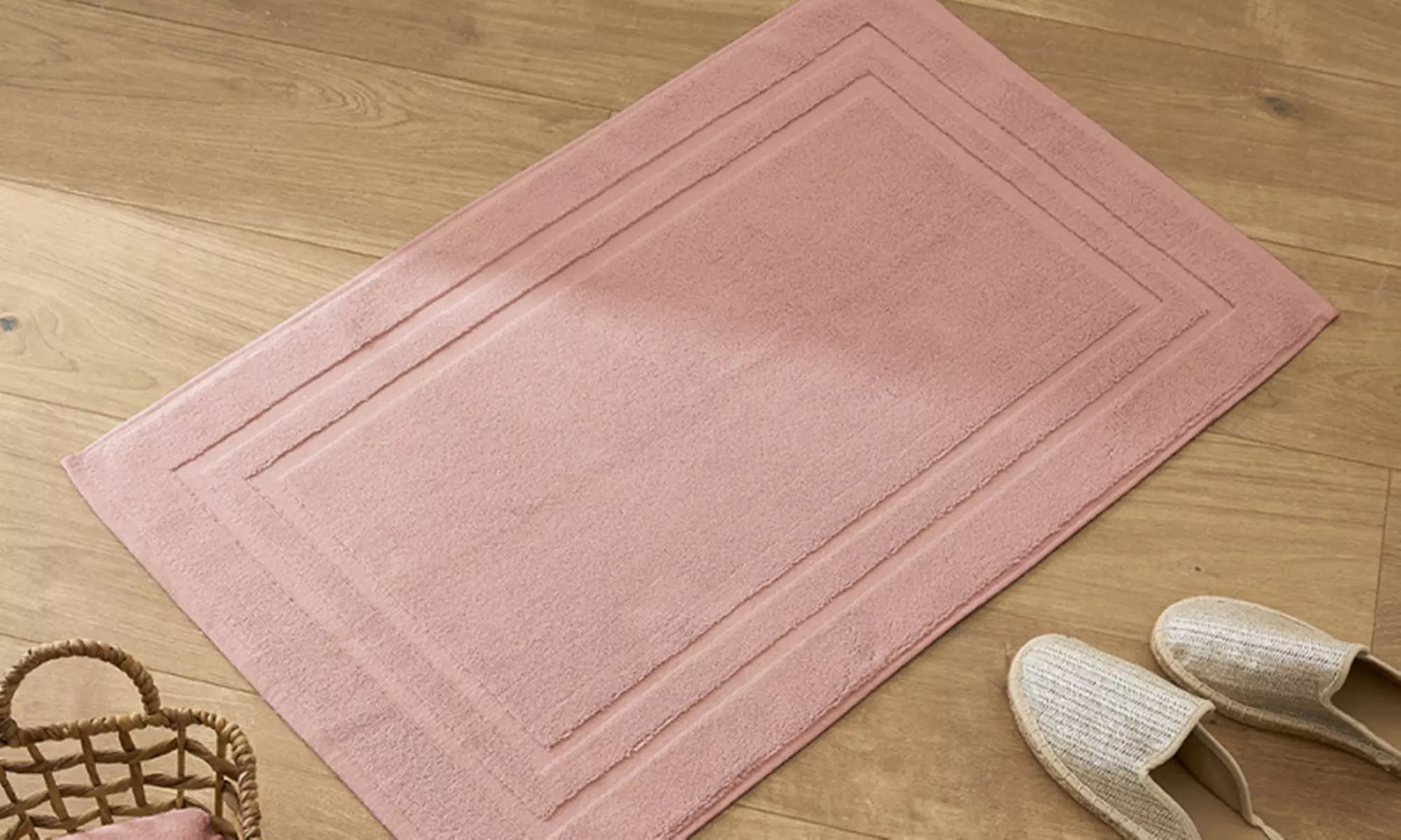 Tapis de bain en coton