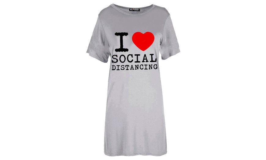 Image 3: I Love Social Distancing Dress