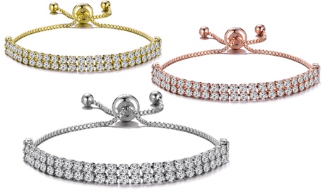 Fino a 3 bracciali Friendship Philip Jones con cristalli Swarovski®, disponibili in 3 colori