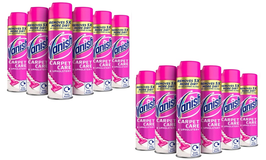 Image 2: Pack of 6 or 12 Vanish Gold Carpet Care Foam 600ml