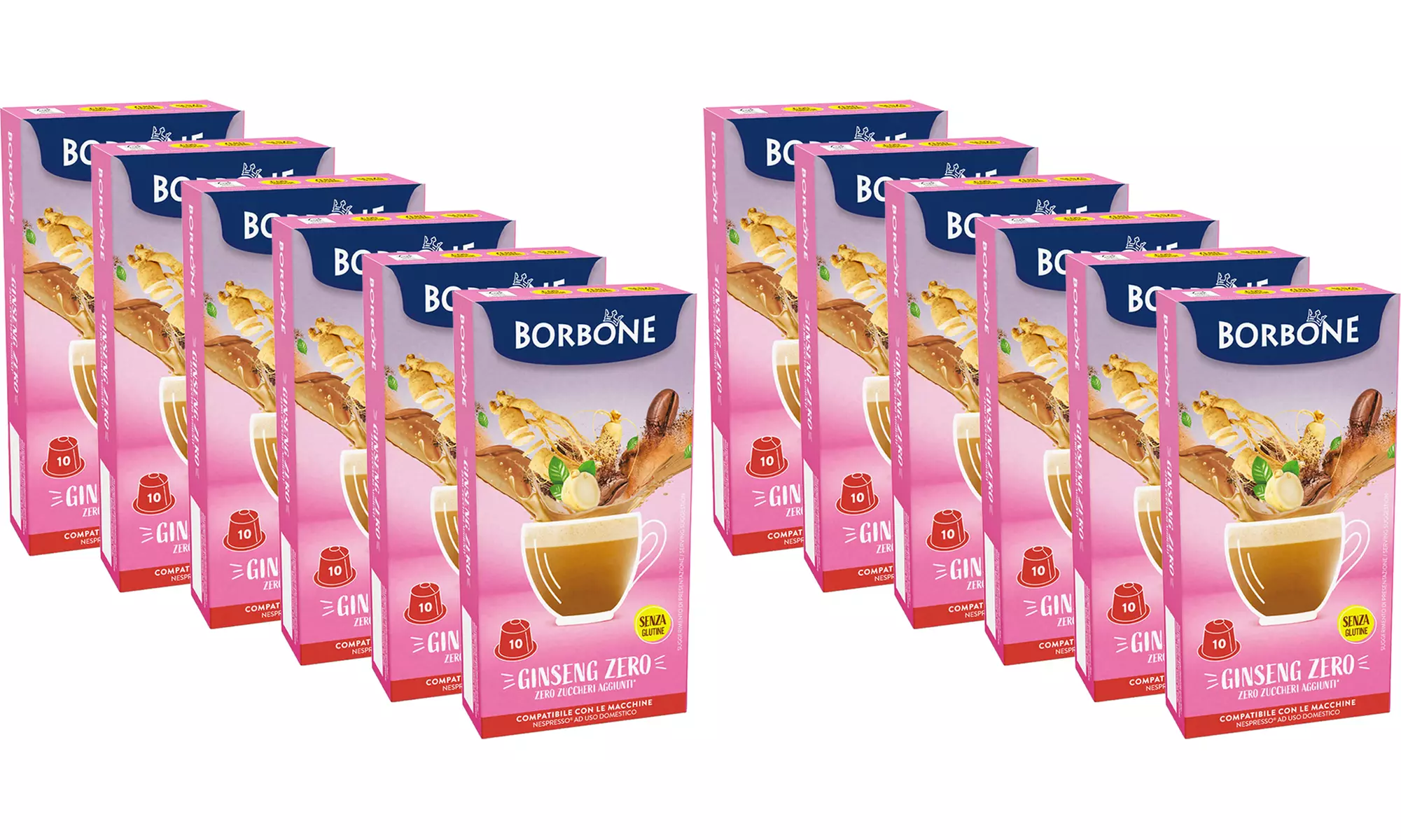 60 o 120 capsule Borbone compatibili con Nespresso