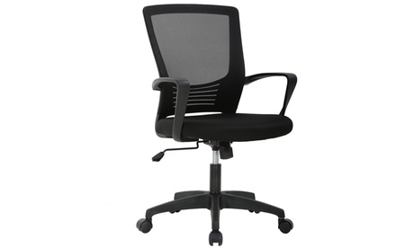 Silla de oficina giratoria con soporte lumbar