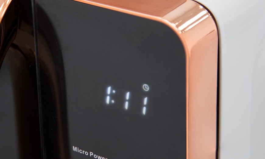 Image 13: Tower 20L Rose Gold Digital Microwave