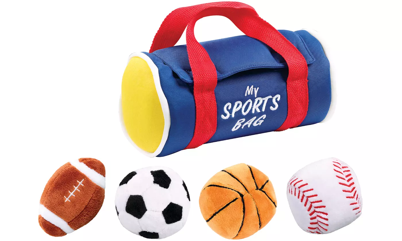 My First Sports Bag Plush Play Set with Individual Sounds (5-Piece) - Primary Image