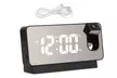 Digital Projection Alarm Clock Thermometer Dimmer USB Charger Dual Alarm Clocks - Second Medium