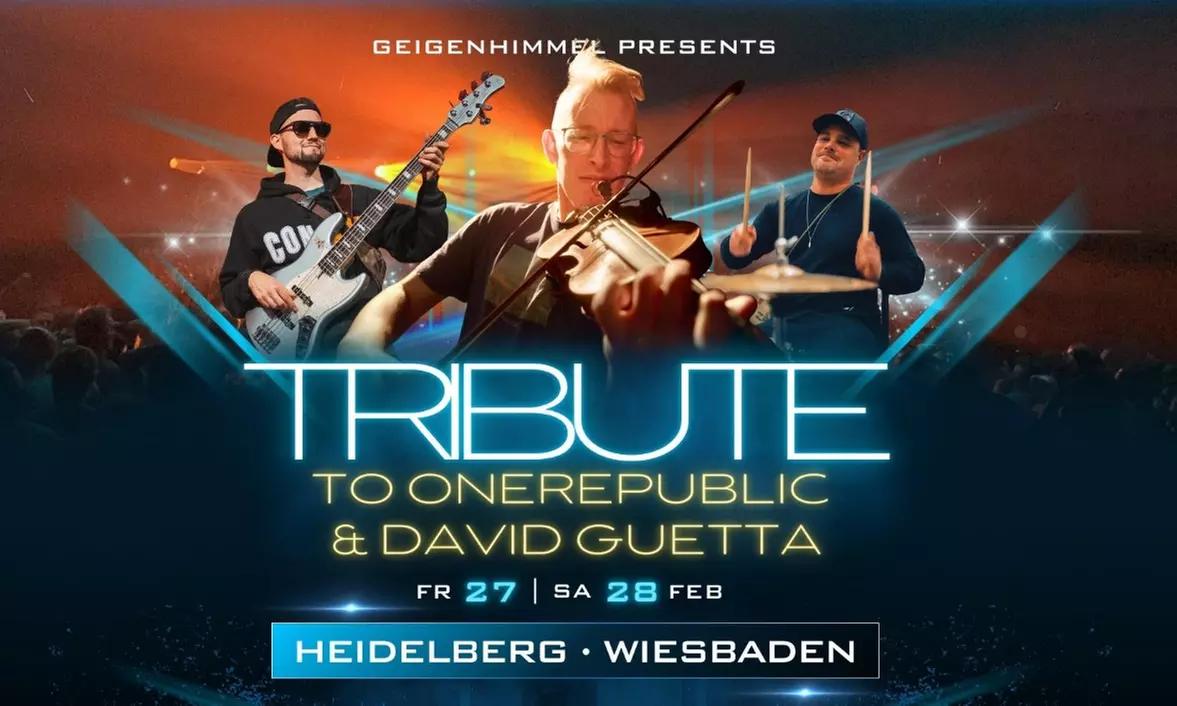 Ticket für 1 oder 2 Personen für TRIBUTE to OneRepublic und David Guetta (bis 26% sparen) - Primary Image