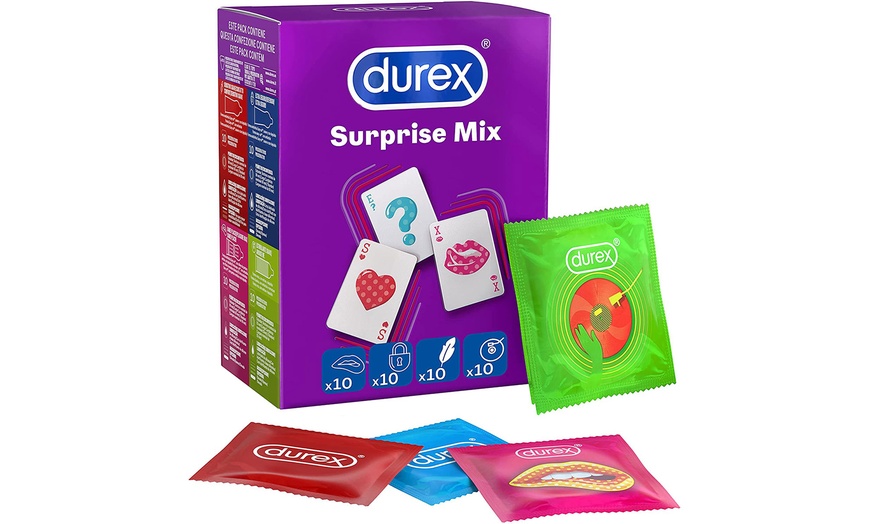 Image 2: Fino a 80 preservativi assortiti Durex