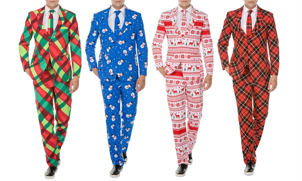 Groupon men's christmas suits sale