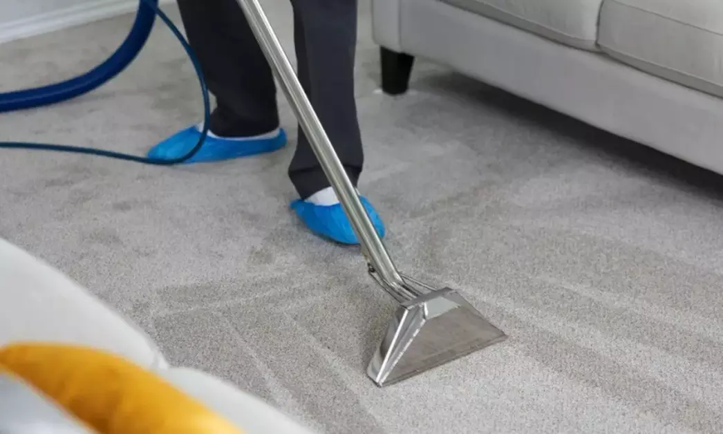 Carpet Cleaning for 3–5 Rooms or Upholstery Cleaning for 1 Sofa