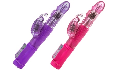 Vibratore Rabbit Fifty Shades of Lust con o senza spray disinfettante, disponibile in 2 colori