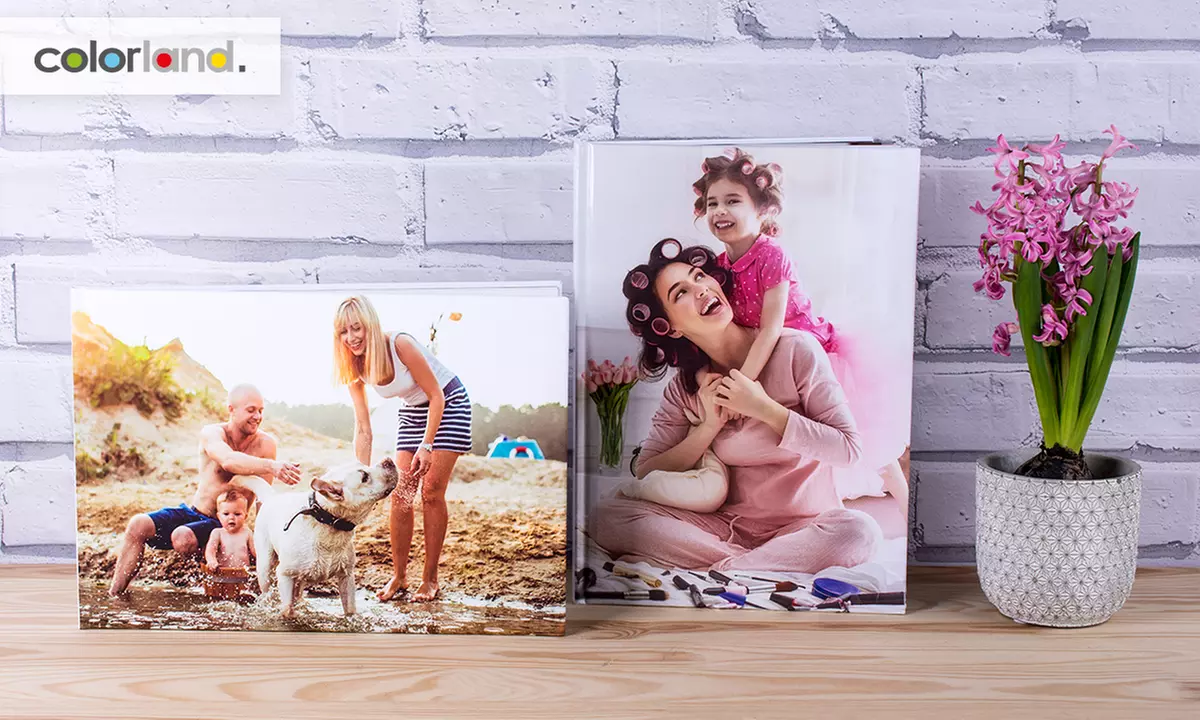 1 à 3 livres photo classique A4 verticaux avec 28, 40 ou 60 pages sur Colorland - Primary Image