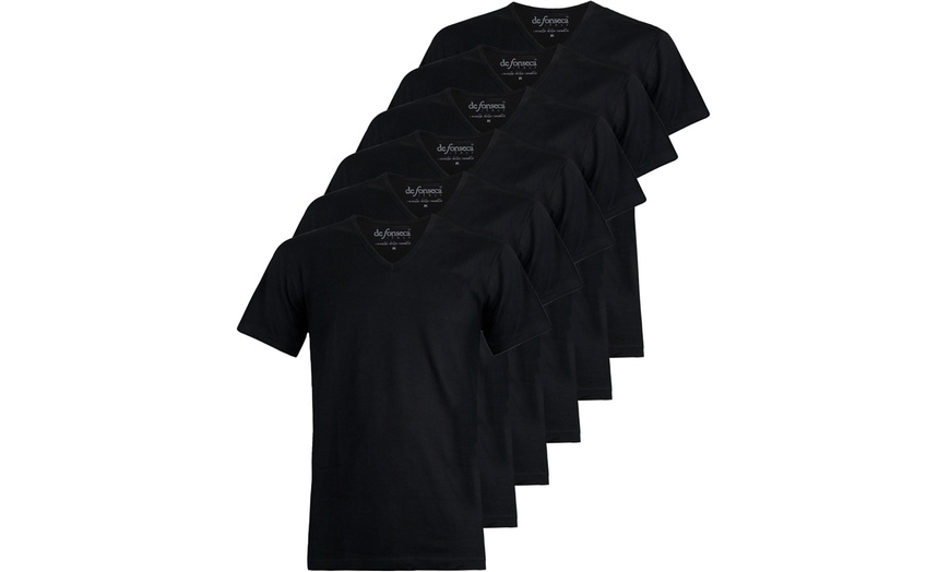 Image 15: Set da 3 o 6 T-shirt da uomo De Fonseca