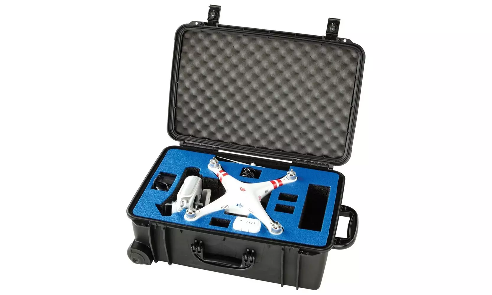 DJI Mustang Hard-Shell Roller Case for Phantom, Phantom 2, and Phantom 3 Quadcopter Drones - Second Medium