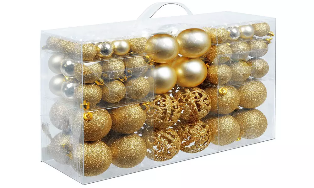 Set di 100 palline di Natale
