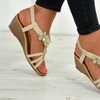 Image 7: Women's Floral Wedge Sandals
