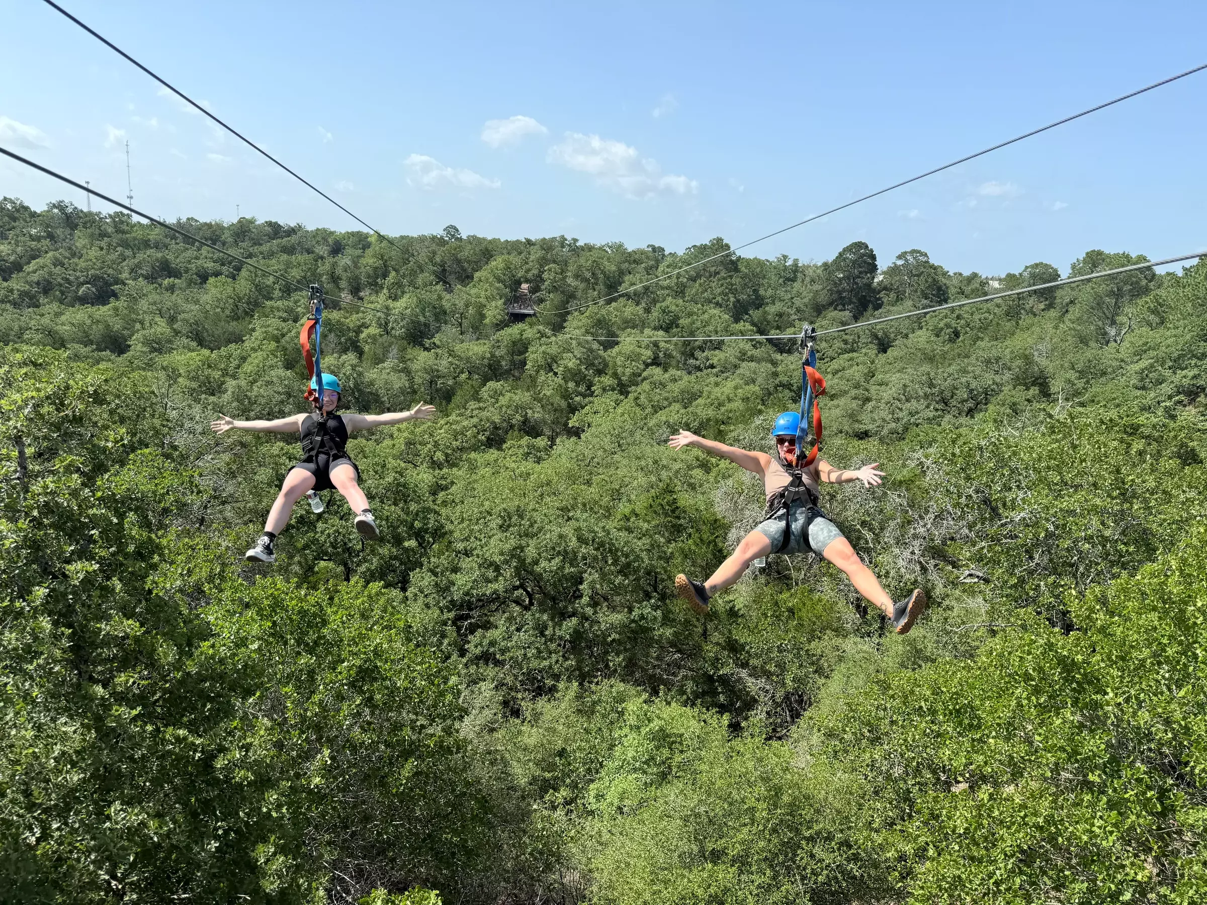 Fly Together on 5 Separate Zip Lines to Ride!!!
