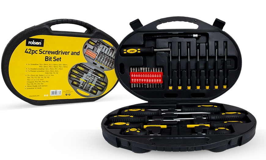 Image 6: Rolson 42-Piece Screwdriver Set