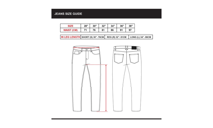 Image 2: Kruze Jeans Stretch Flex Jeans