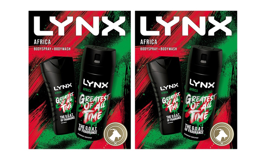 Image 3: Lynx Africa Greatest of All Time Body Wash and Body Spray Gift Set 