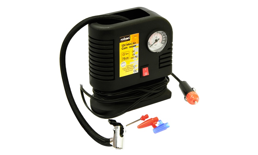 Image 2: Rolson 12V Mini Air Compressor