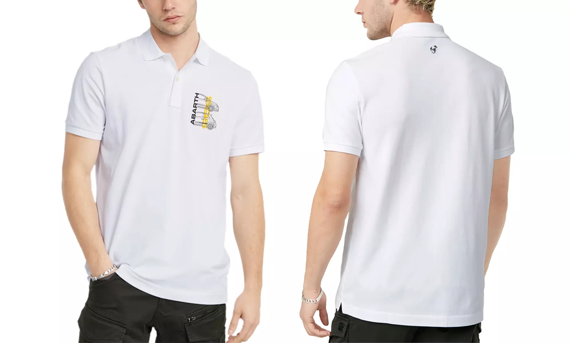 Abarth katoenen polo