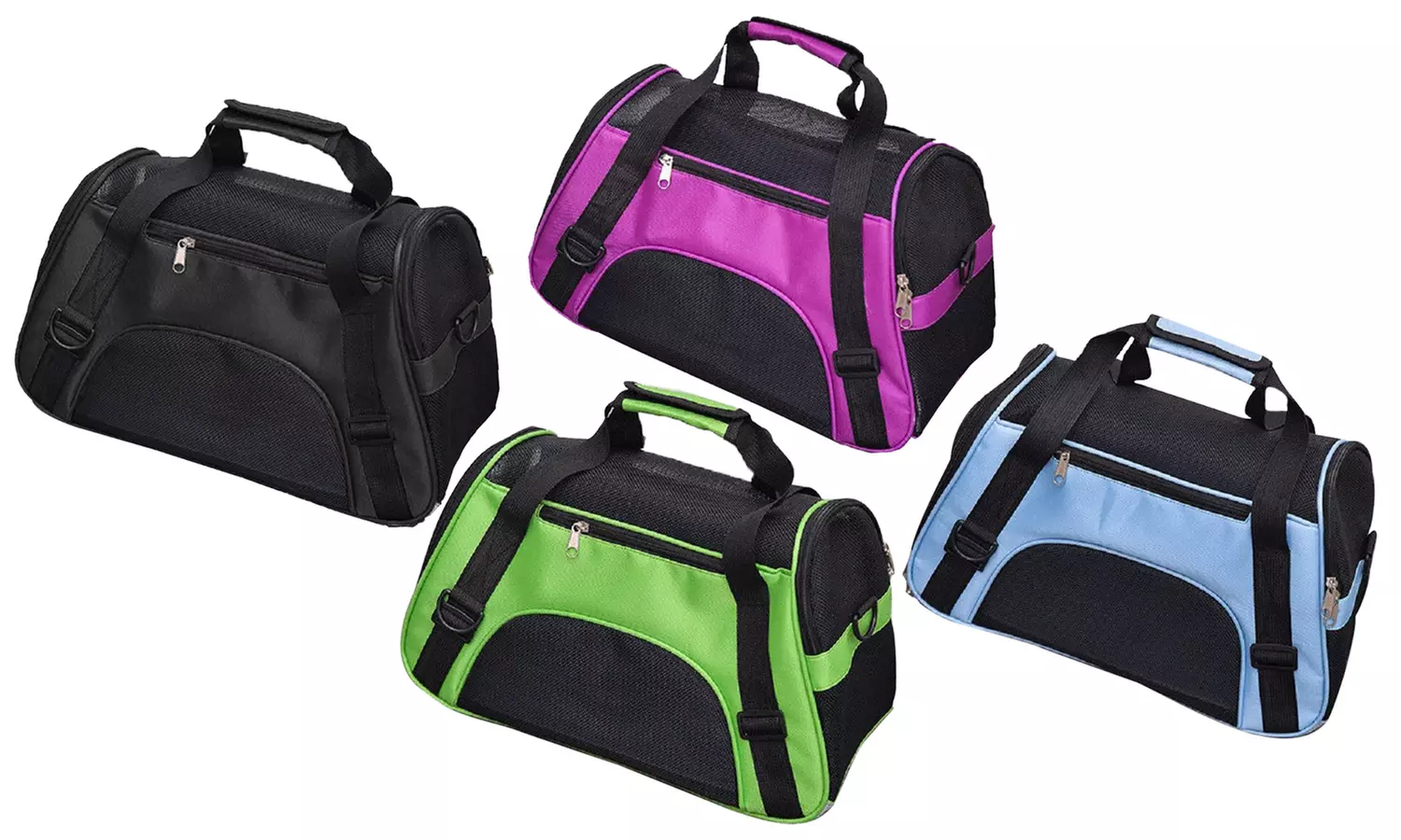 Katze-Transporttasche mit atmungsaktivem Netz und bequemem Schultergurt in der Farbe und Größe nach Wahl inkl. Versand - Primary Image