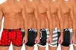 Pack de 6 Boxers de la marque AQS sans coutures - Second Medium