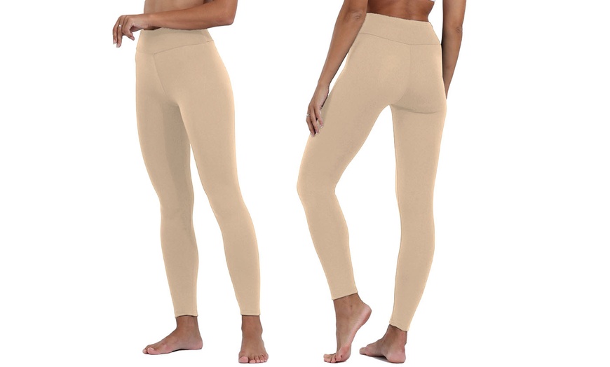 Image 7: Sherpa Lined Thermal Leggings