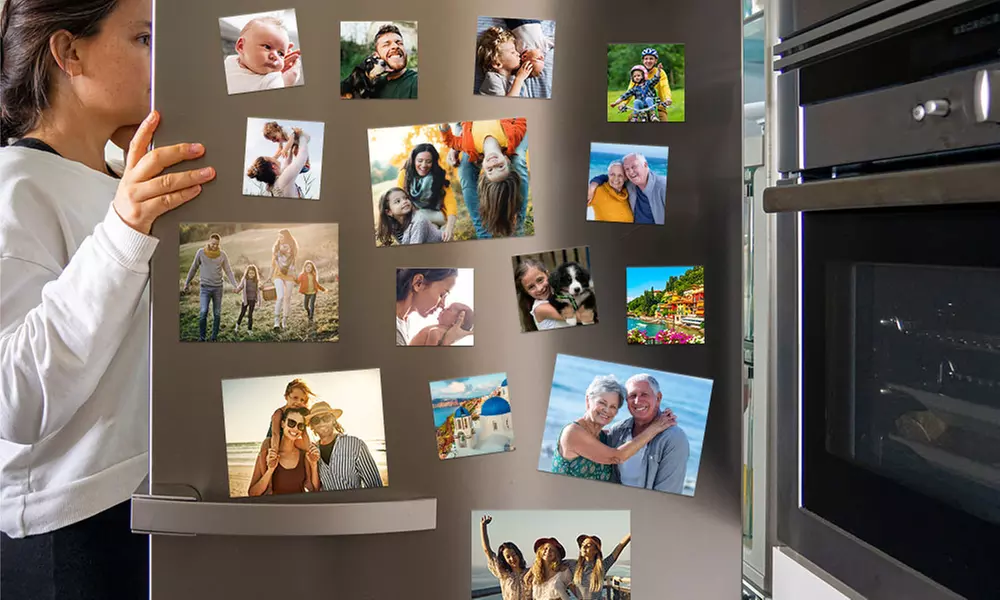 Personalised Magnets 10 Pcs 68mm x 68mm ($5.95) or 15 Pcs 104mm x 140mm ($21.95) from Photobook Shop (Up to $89.85 Val) - Second Medium