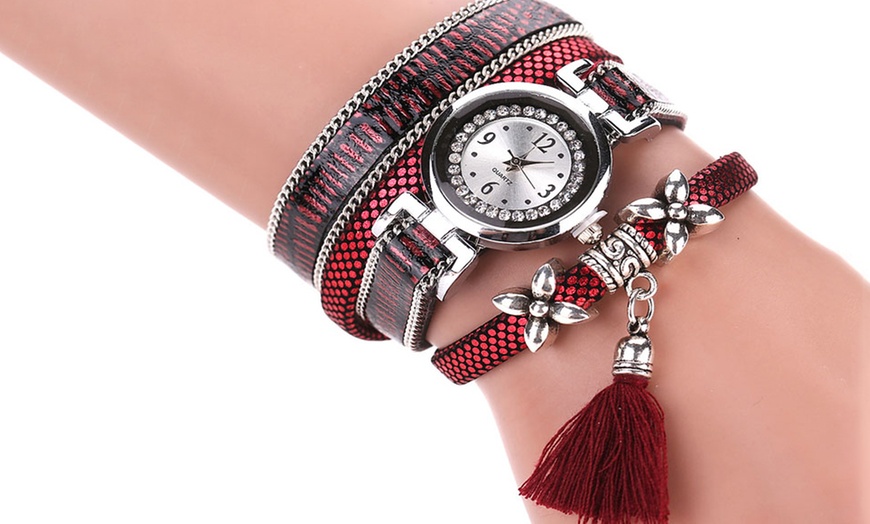 Image 7: Montre Lucy Multi-couche Wrap