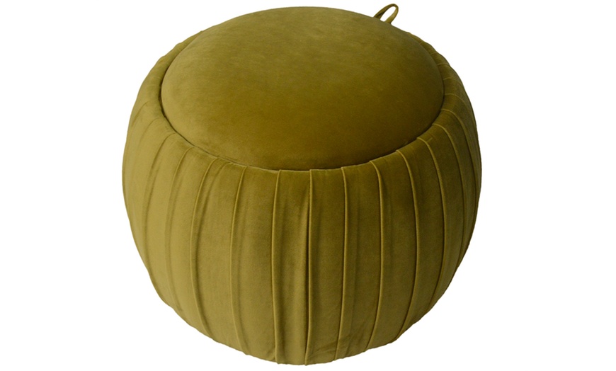 Image 4: Bubble Ottoman Stool with Storage