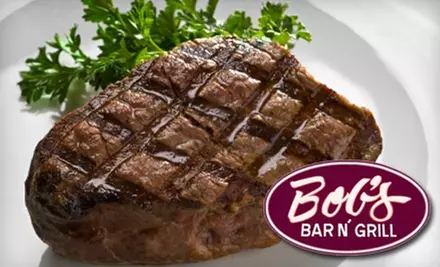 $20 for $40 Worth of Steak, Chicken, Drinks, and More at Bob's Bar n' Grill Steakhouse - Primary Image