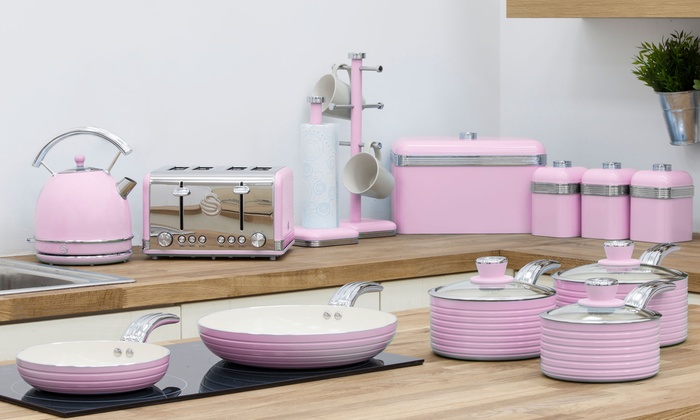  Swan  13 Piece  Retro Kitchen  Set  Groupon Goods