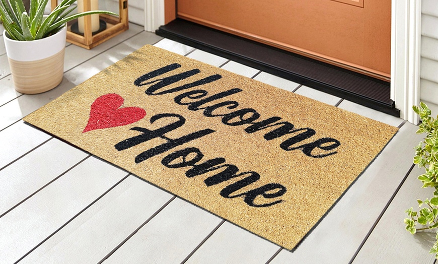 Image 30: Zerbino in cocco con retro antiscivolo