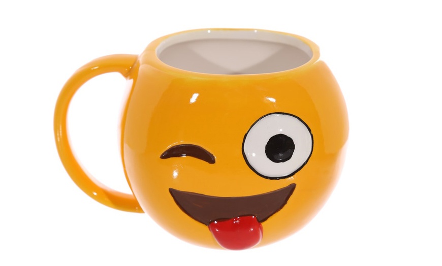 Ceramic Emoji Mug | Groupon Goods