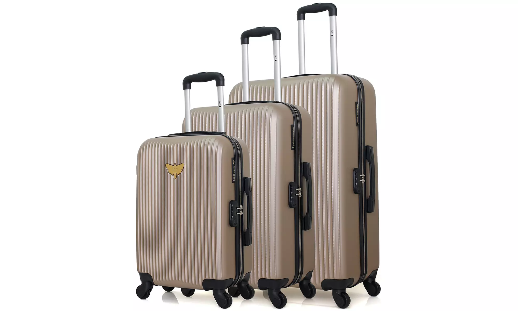 Set de 3 valises "Agata" de LPB, coloris au choix, livraison offerte - Second Medium