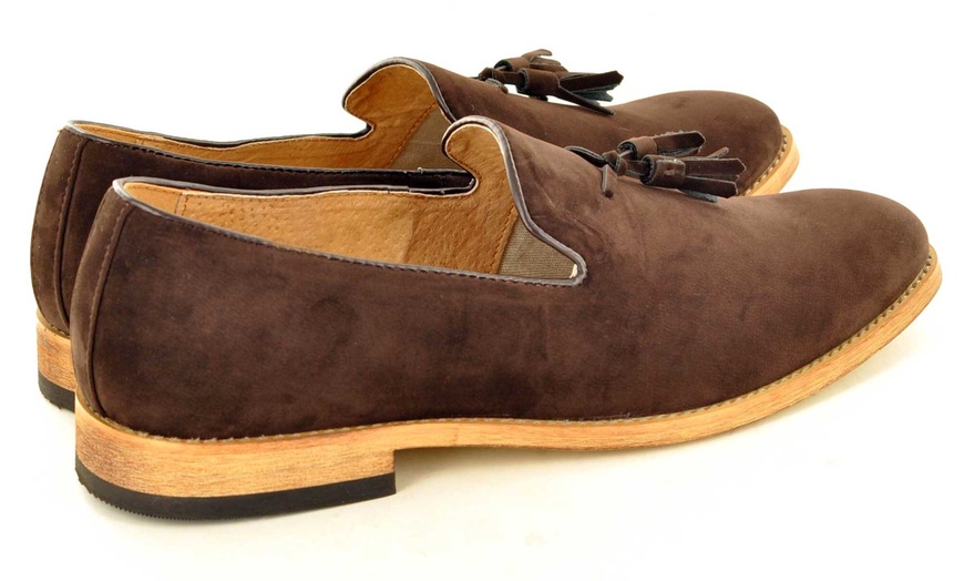 Image 17: Slip-On Tassel Loafers