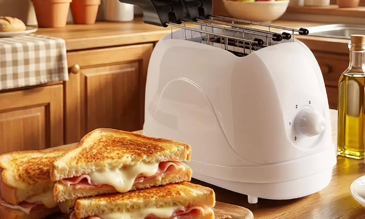 Tostapane elettrico 2 fette