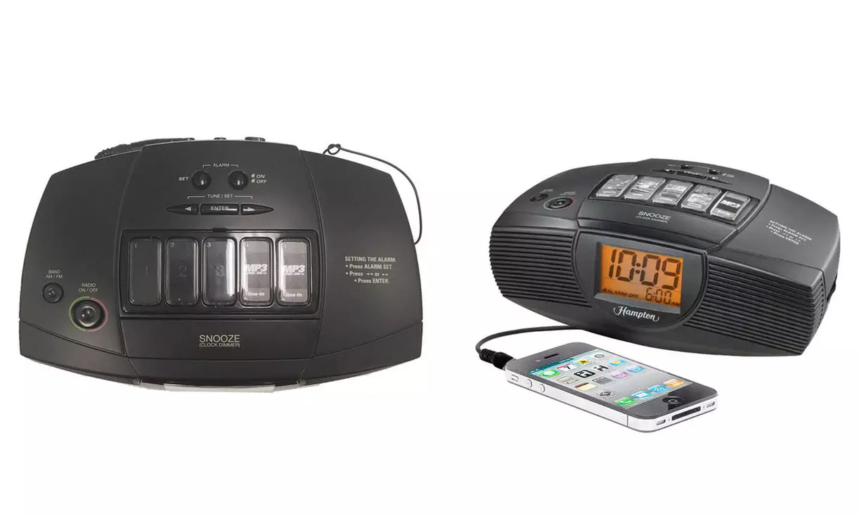 iHome Hampton Inn Alarm Clock FM Radio with Nature Sounds - Second Medium