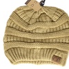 Image 16: Cheveux Corp. Women's Solid Classic CC Beanie